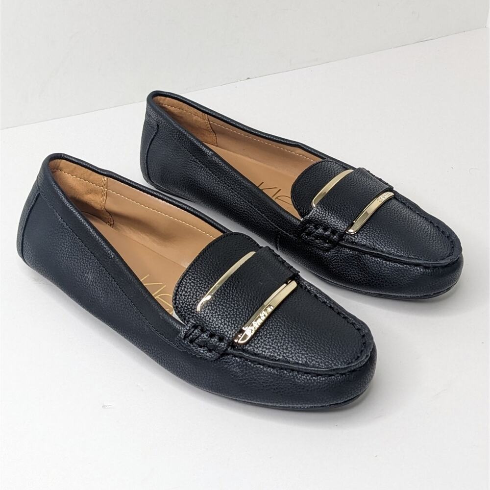 Calvin Klein Leonie Loafers, Black, Women's 7